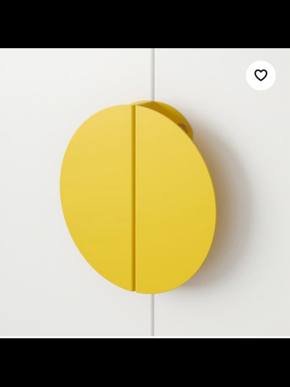 NIB Yellow IKEA Begripa Handles
